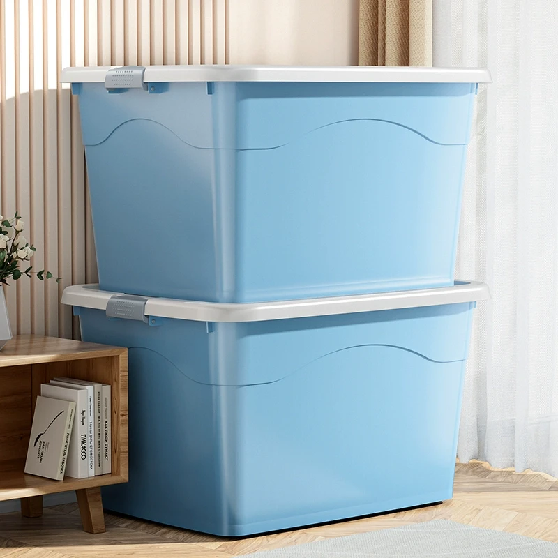 收纳箱大容量超大号换季衣服整理箱储物箱加厚收纳筐家用宿舍搬家