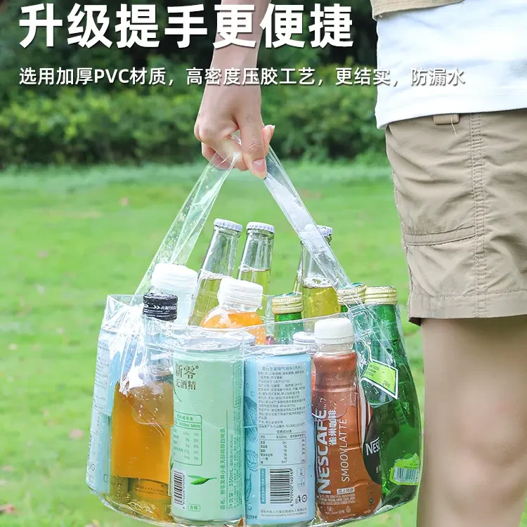 一次性可折叠水盆便携式旅行水桶旅游洗衣袋泡脚桶户外外出洗菜盆