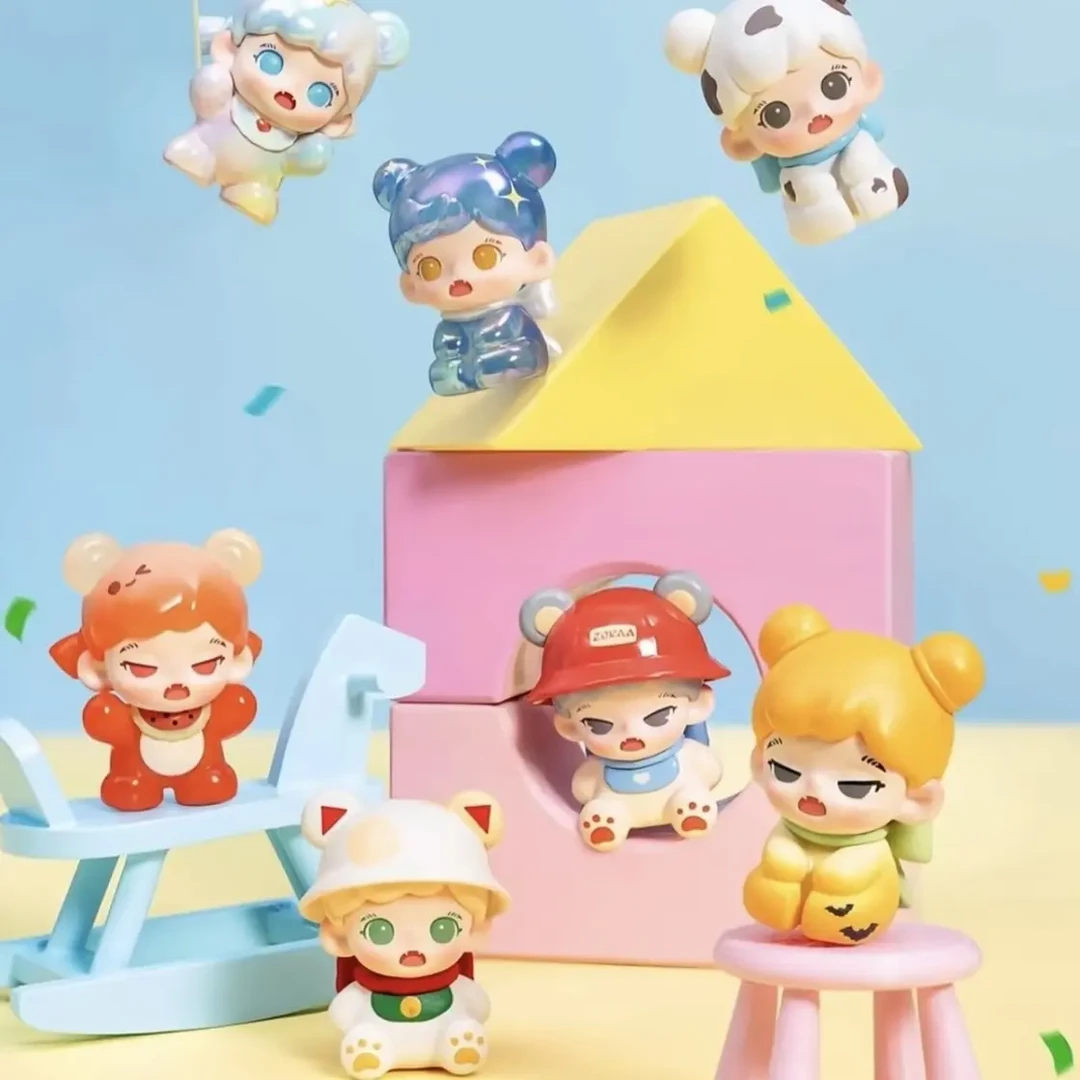 【代拆】zorra小小幼稚园粒萌粒盲盒盲袋可爱桌面摆件盲盒