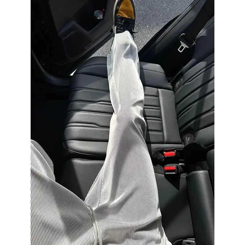 cleanfit垂感冰丝裤男夏季薄款直筒透气松弛感裤子爆款休闲长裤