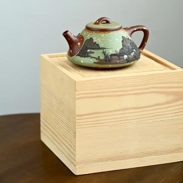 子冶石瓢·全手工紫砂壶六届全手工大赛一等奖高工施昌作品