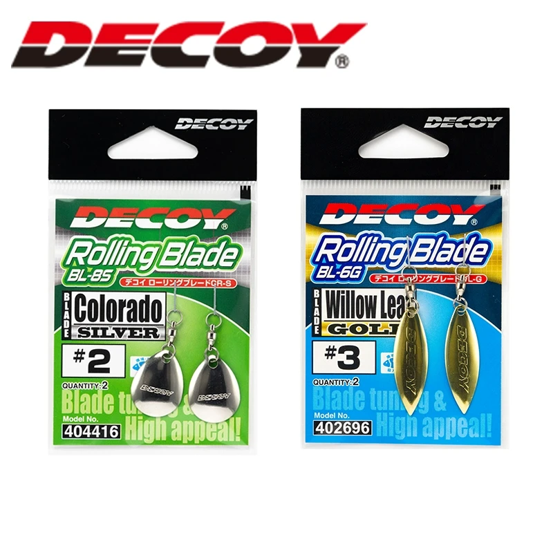 日本DECOY胜一路亚配件旋转亮片under spin软饵复合加装更换
