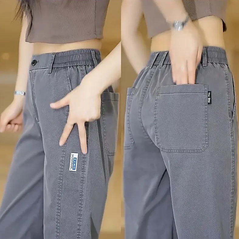 2025新款男士百搭宽松潮流商务休闲裤时尚百搭直筒型男款