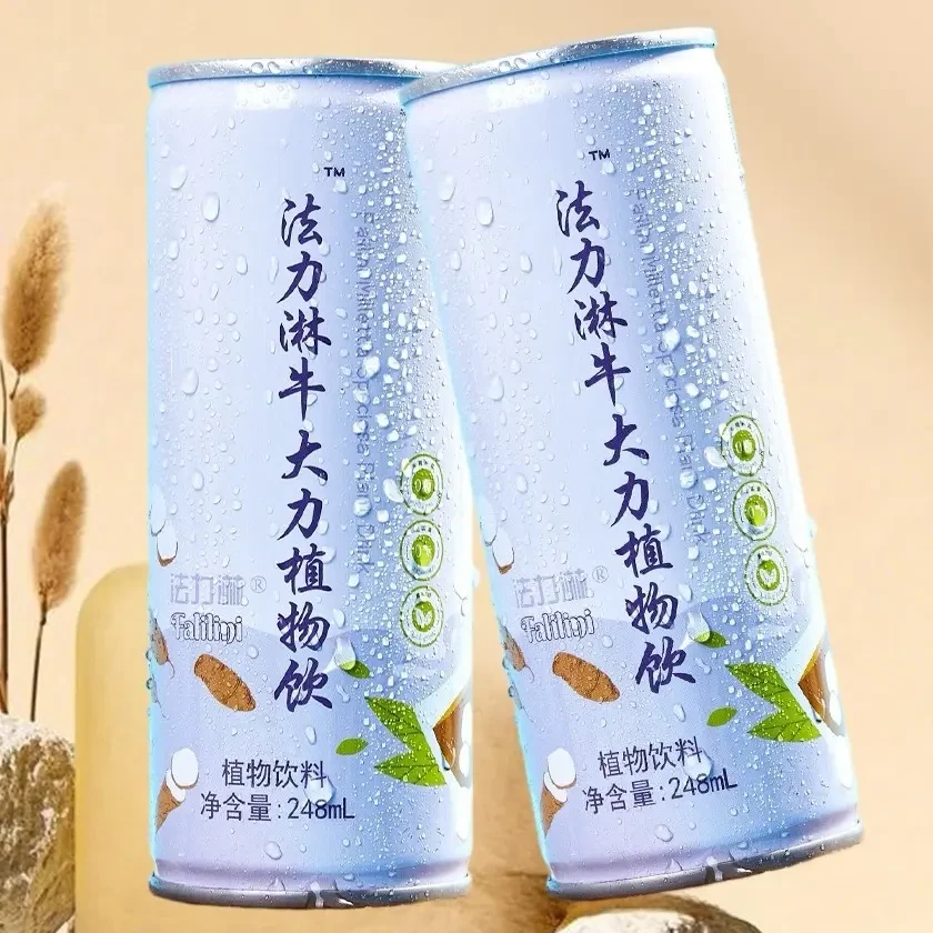 法力淋 牛大力植物饮0糖0卡全素248mL X 12 植物萃取轻盈清新风味