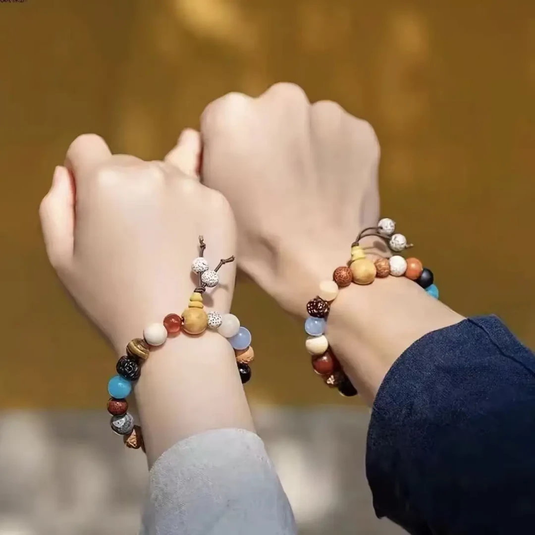 灵隐  十八籽手串精致民族风 ，走过流程送祝～福  菩提多宝