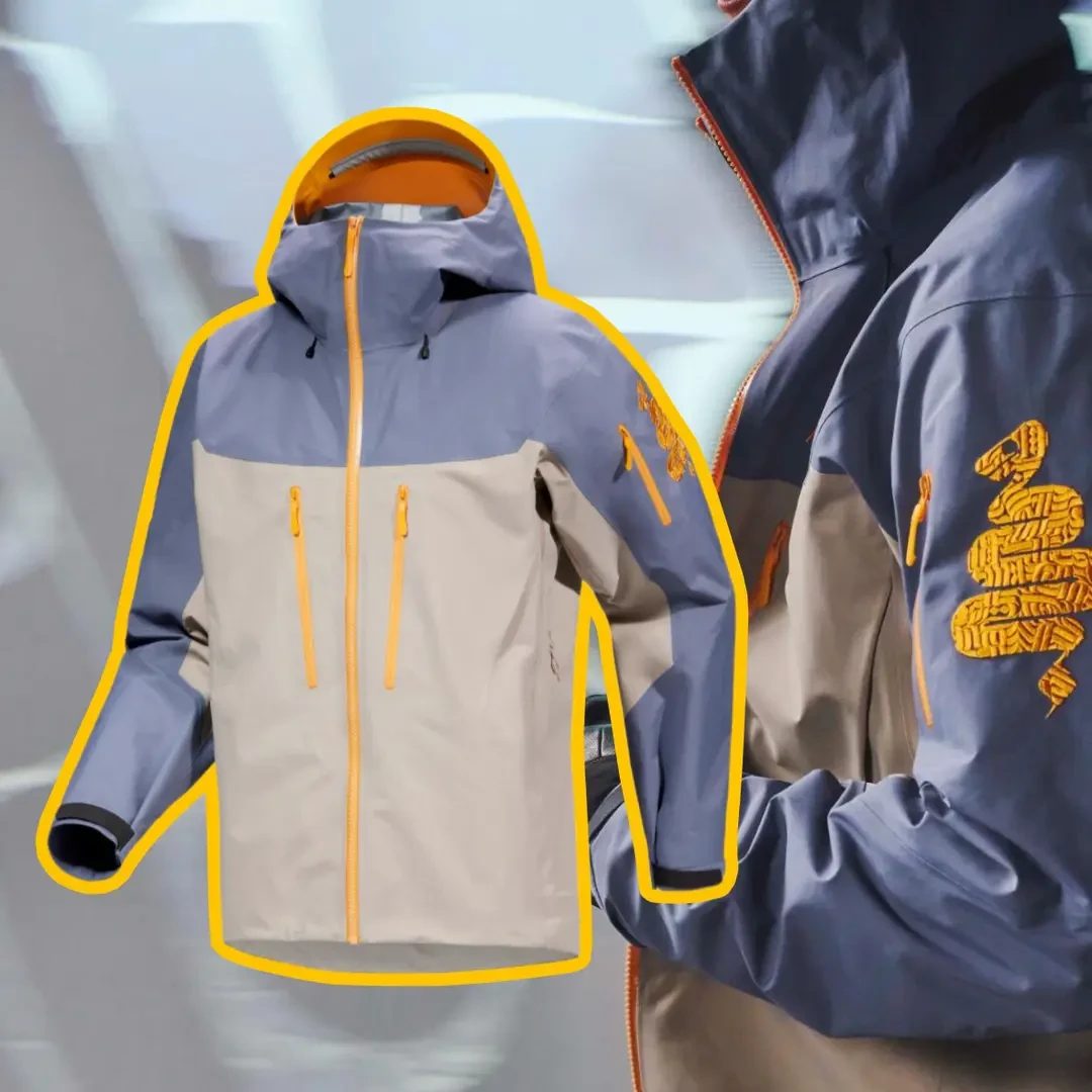 【光板台州直发】蛇年冲锋衣限定户外单层防风防水男女款登山服外套