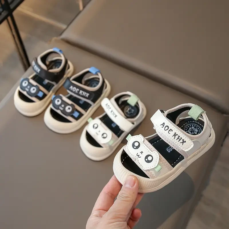 0-4岁宝宝包头凉鞋男女童可爱防踢防滑软底学步鞋婴儿鞋沙滩凉鞋