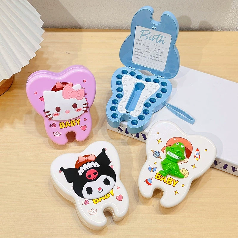 乳牙收纳盒2025新款可爱卡通库洛米儿童男女孩换牙掉牙收藏纪念盒