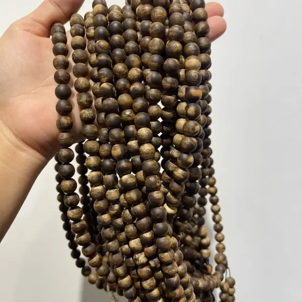 沉香奇楠沉香虎斑棋母树卡0.9*40克108颗多样性发1条