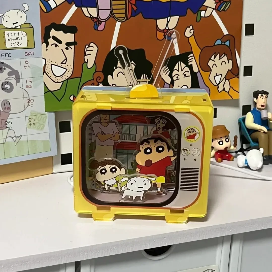 【来鸭】diy蜡笔小新亚克力小夜灯可爱学生卧室灯光摆件饰礼物