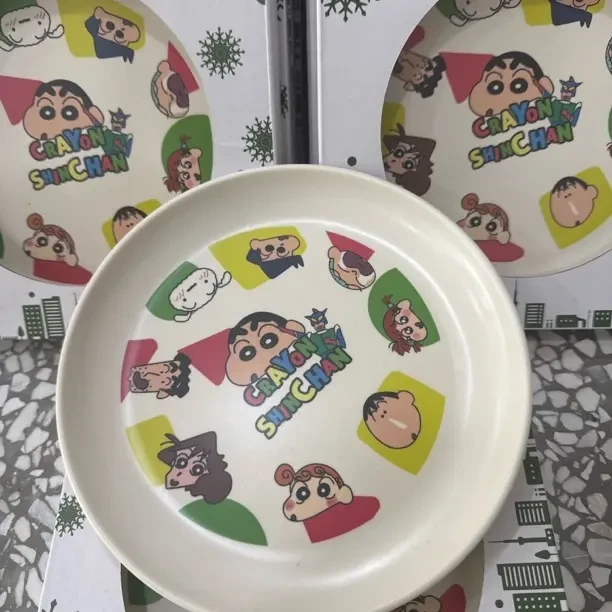 蜡笔小新餐盘 卡通印花