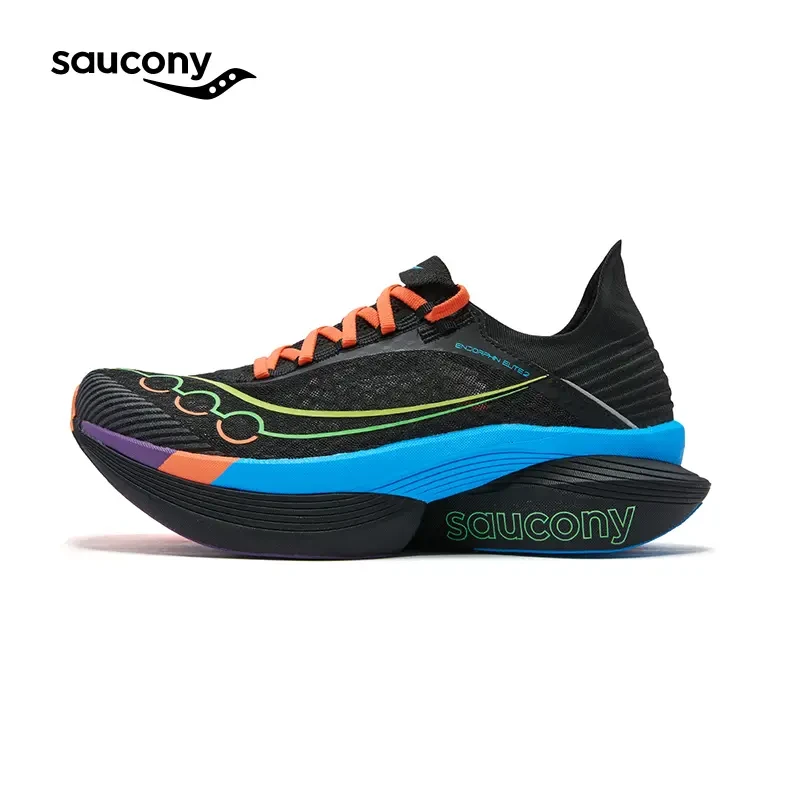 Saucony索康尼ENDORPHIN ELITE 啡翼2马拉松竞速训练碳板专业跑鞋