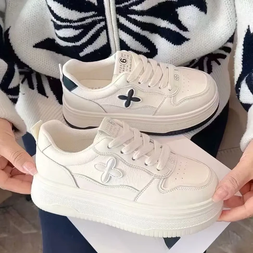鞋子休闲板鞋厚底夏季低帮春季运动鞋百搭ins小白休闲女鞋