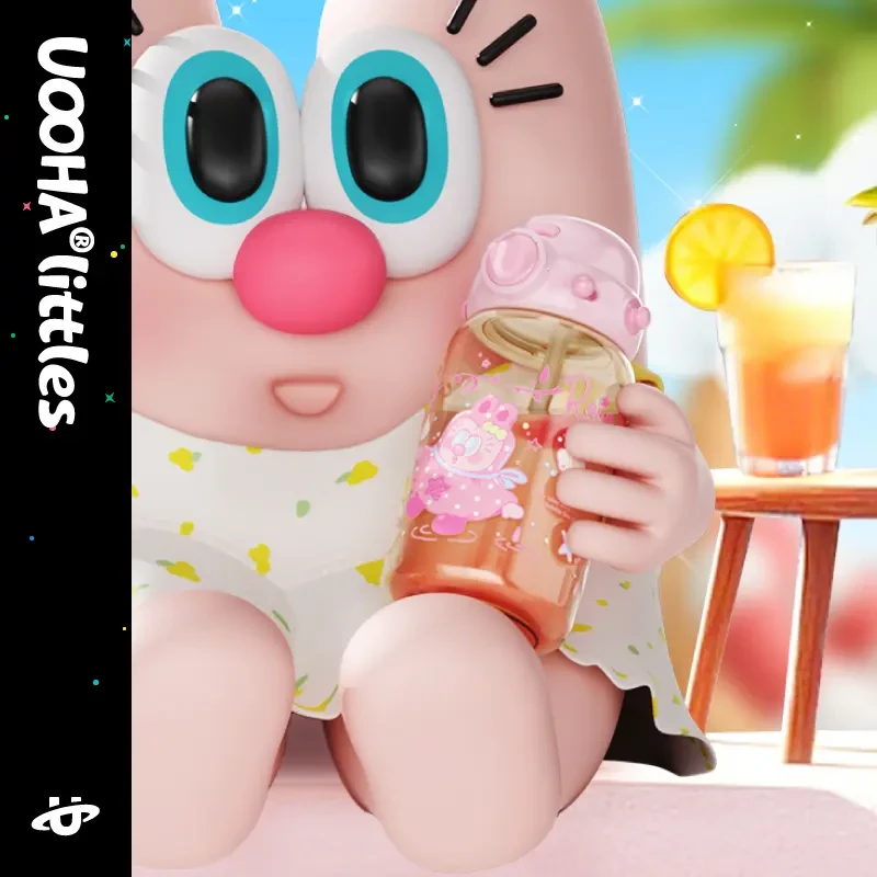 uooha好悠趣PPSU双饮杯夏季透明吸管杯子大容量儿童水杯新款2025