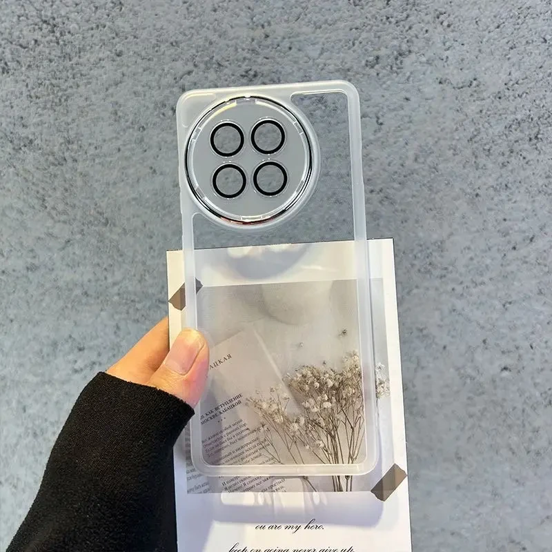 新款适用一加13手机壳一加ace5透明全包镜头保护防摔壳高级感男女