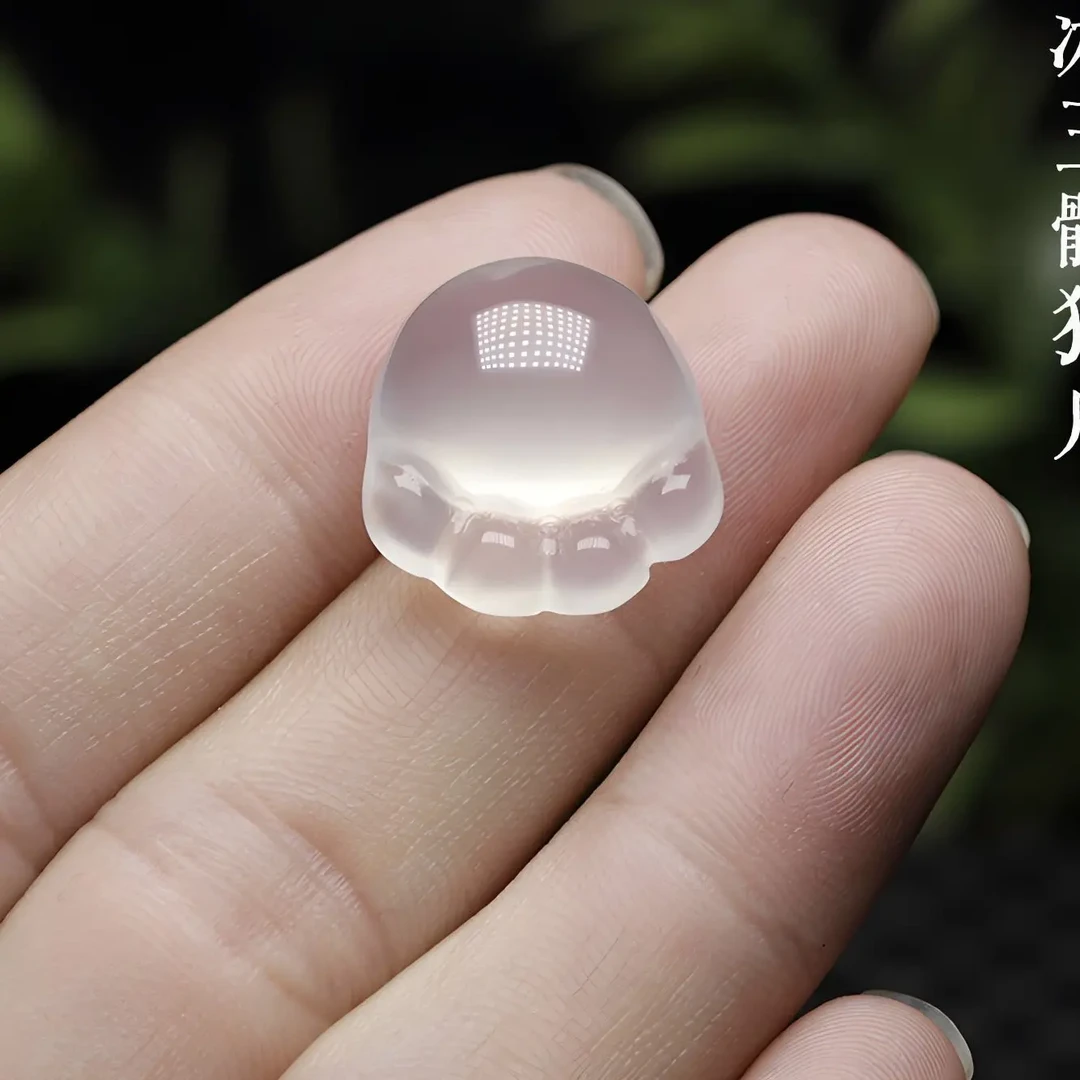 天然玉髓玛瑙小猫爪吊坠小众时尚百搭项链送闺蜜礼物