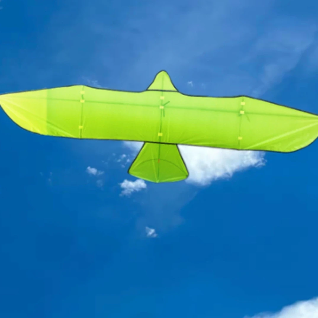 p31板鹰微风易飞纯色伞布碳杆风筝成人适用休闲娱乐佳选2.8米