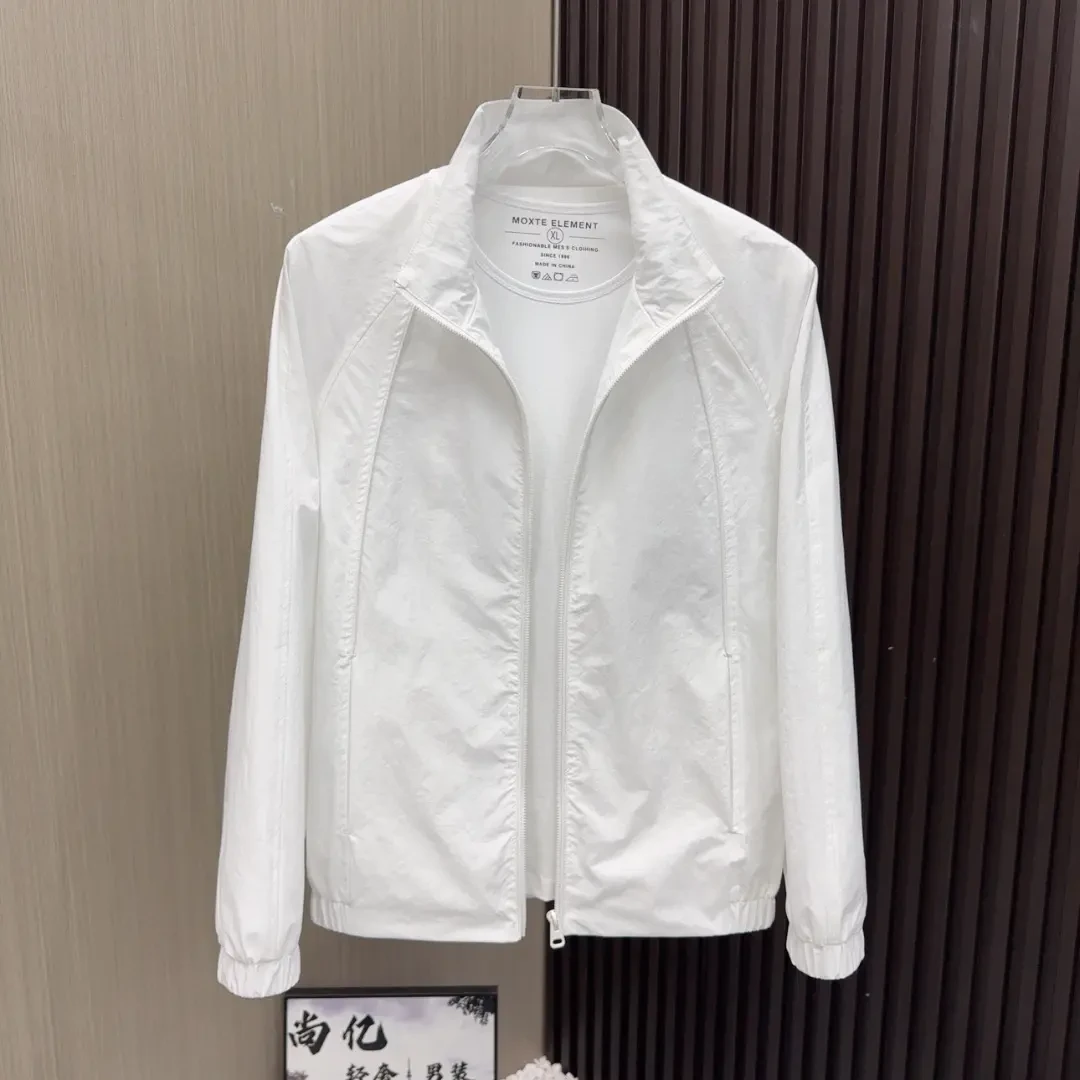 尚亿607春夏新款简约设计感轻奢百搭夹克外套休闲户外薄款外套