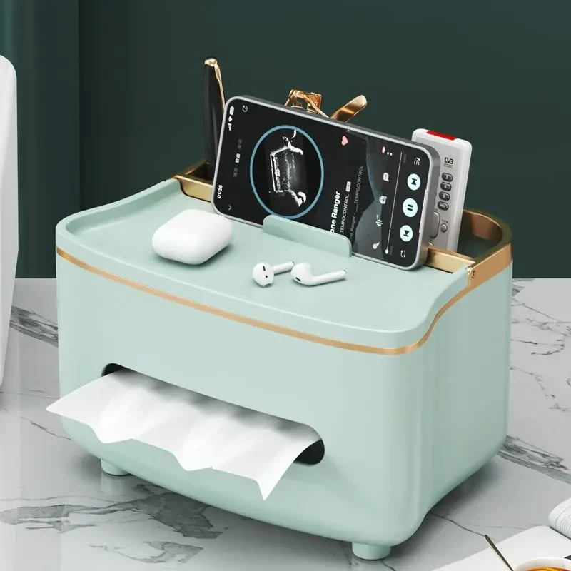 纸巾盒家用客厅餐厅茶几桌上遥控器杂物多功能收纳化妆时尚抽纸盒