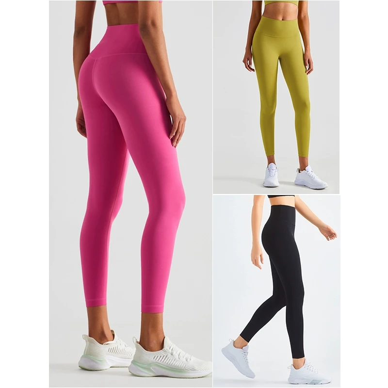莲灿瑜伽服无T线运紧身蜜桃美臀裤高腰裸感打底瑜伽裤7122454001