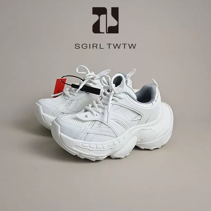 SGIRL原创设计厚底老爹鞋女2025新款轻软透气休闲百搭运动跑步鞋
