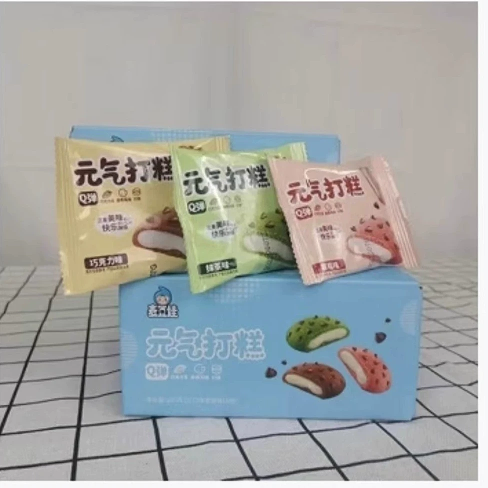 元气打糕200g三口味整箱抹茶休闲草莓味巧克力味办公味零特色小吃