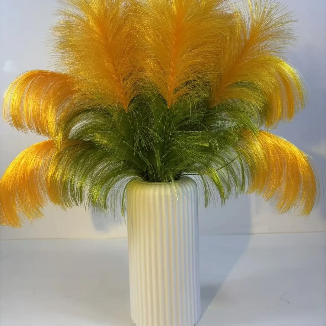 双色芦苇花手工DIY特惠福利（不退不换）带防摔花瓶