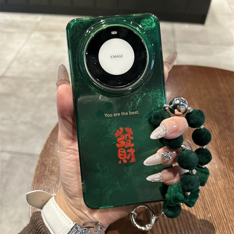 适用华为mate70/60pro+手机壳国风发财喜乐文字pura70pro男女款