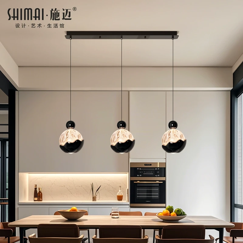 餐厅灯吊灯2025新款意式现代简约高级感餐桌岛台饭厅茶桌中山灯具