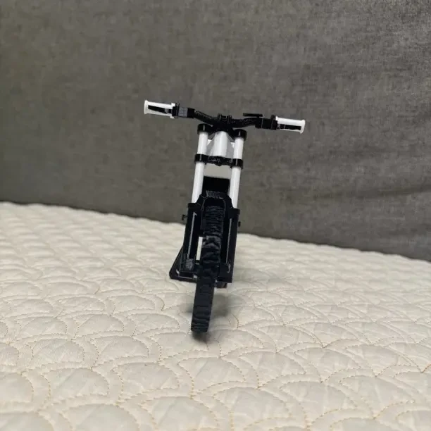 预售手办适合收藏，白色电动山地车模型，果子哥制作（4-5天发货）