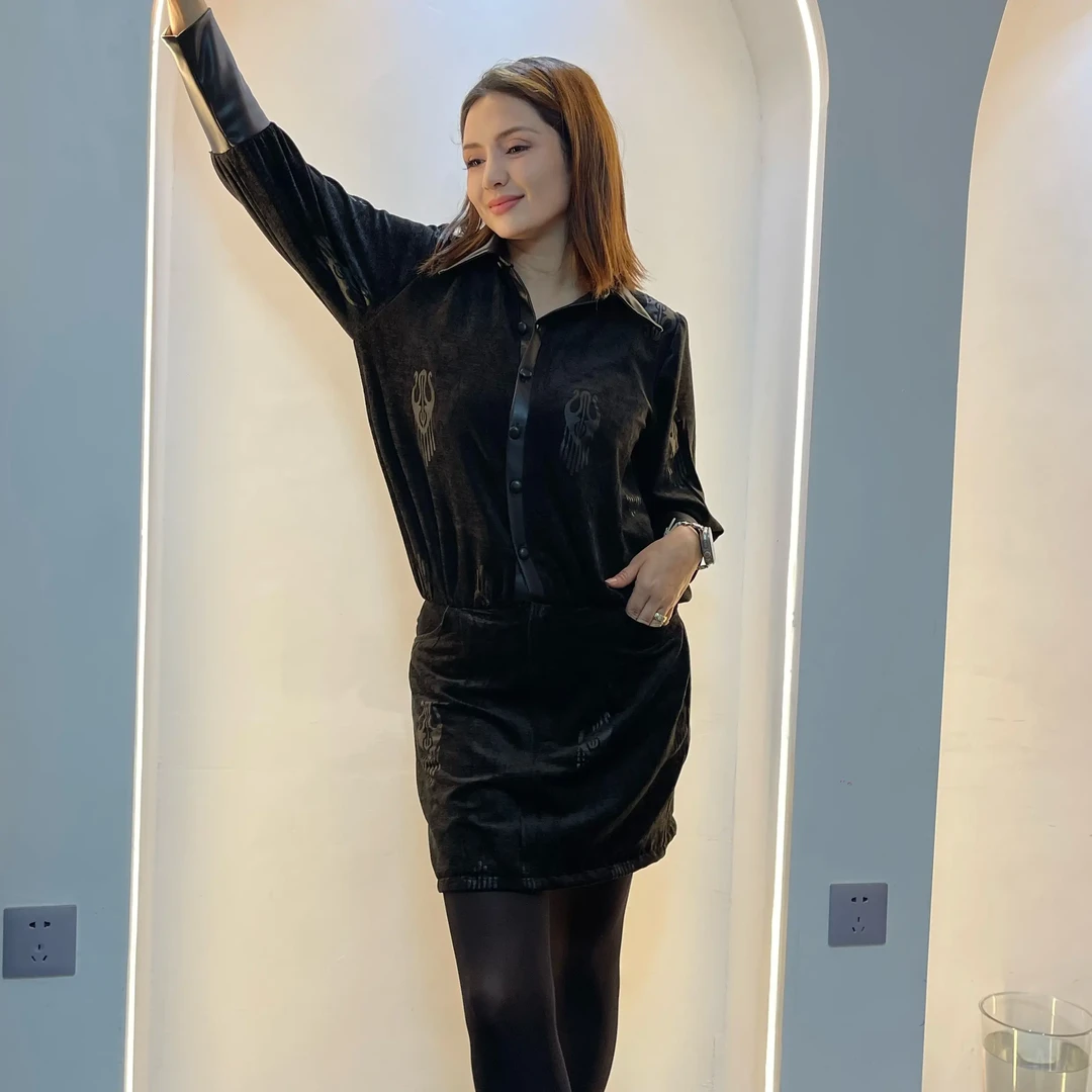 秋冬新款显瘦连衣裙