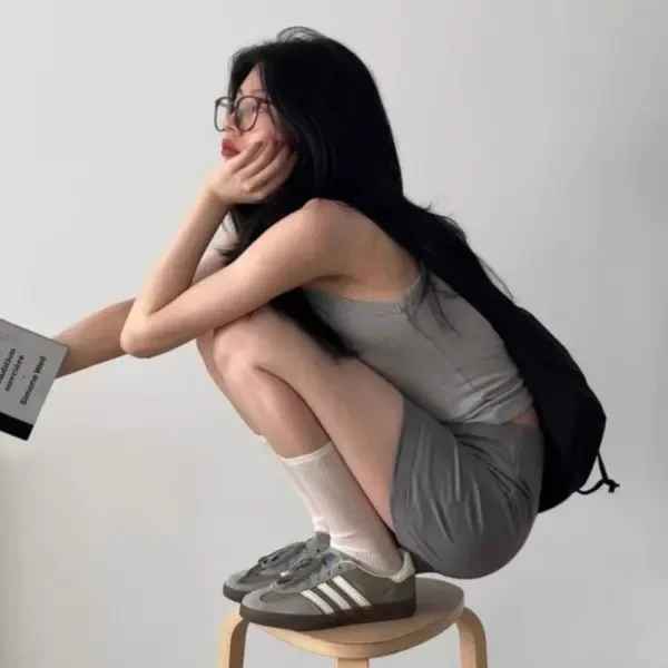 官方正品经典灰色板鞋德训鞋男女款2025春季新款女鞋休闲运动鞋潮
