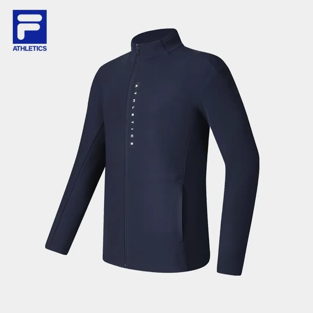 Fila/斐乐男装【锦氨平纹立领外套】新时尚运动休闲百搭A11M421503F