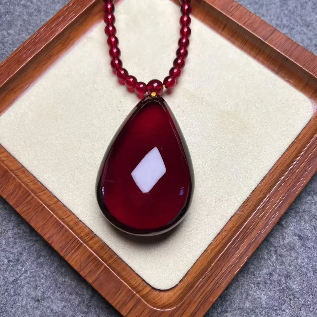 吊坠 XP-15精品轻奢百搭款血水滴吊坠