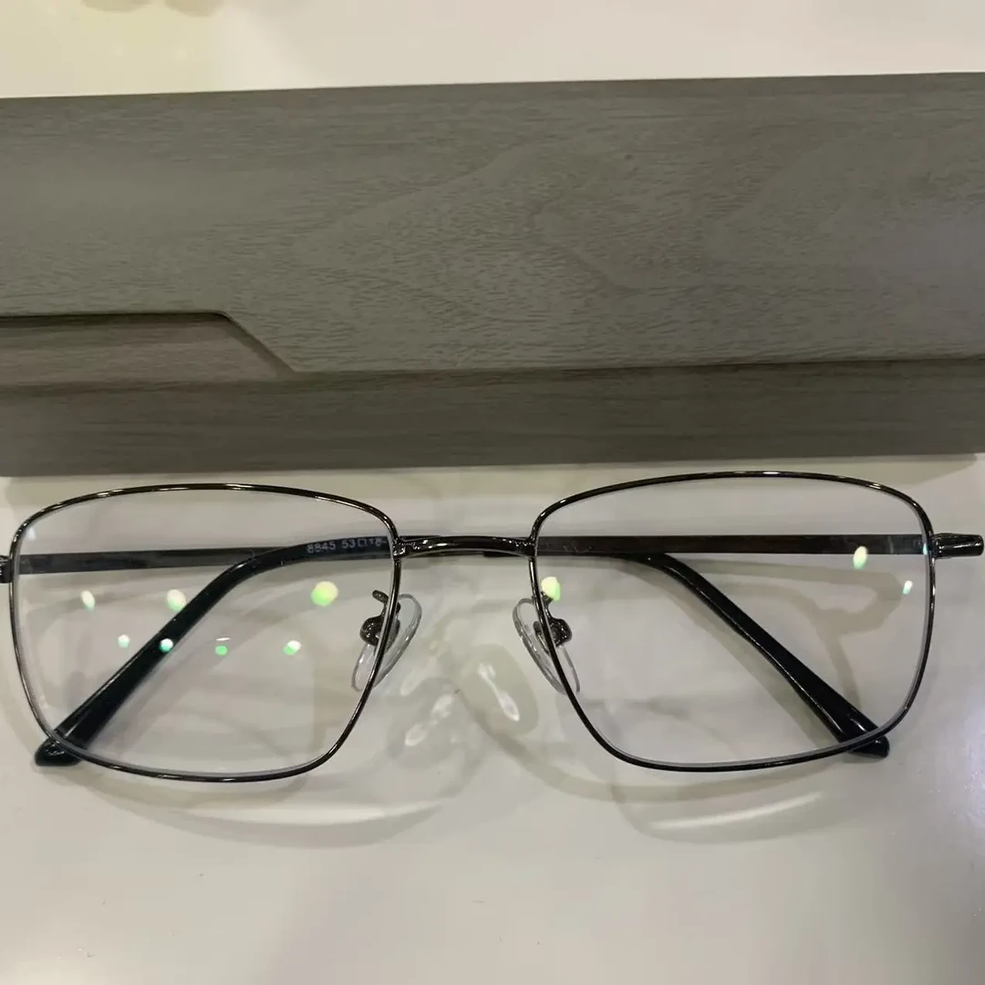 汉高新款时尚全框看远看近双光老花镜可以带着走路的老花镜