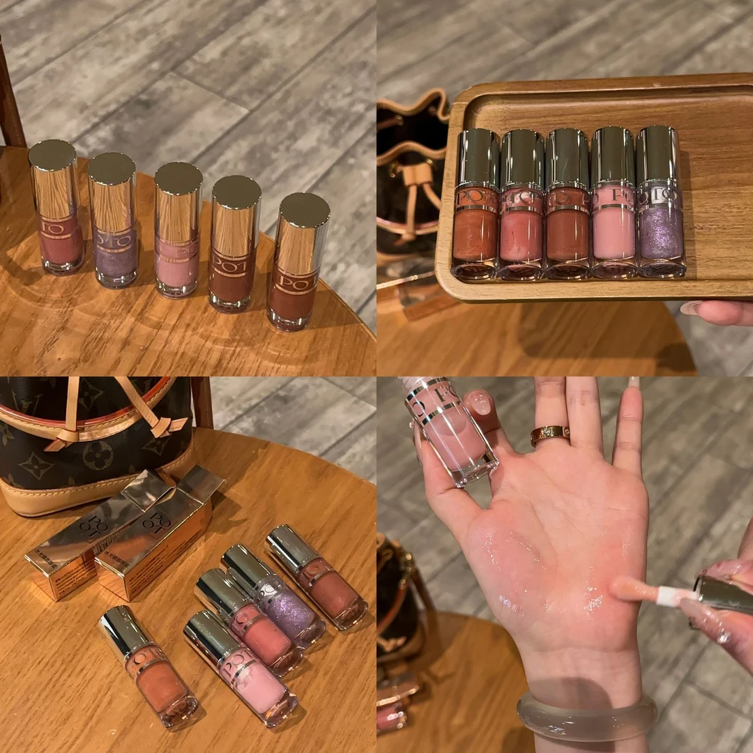 【两支】POTO水光镜面唇蜜水光镜面唇釉嘟嘟唇滋润保湿显白打底唇蜜