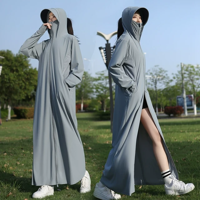 高端防晒衣女2025夏季新款防紫外线upf50+长款身外套速干防晒服