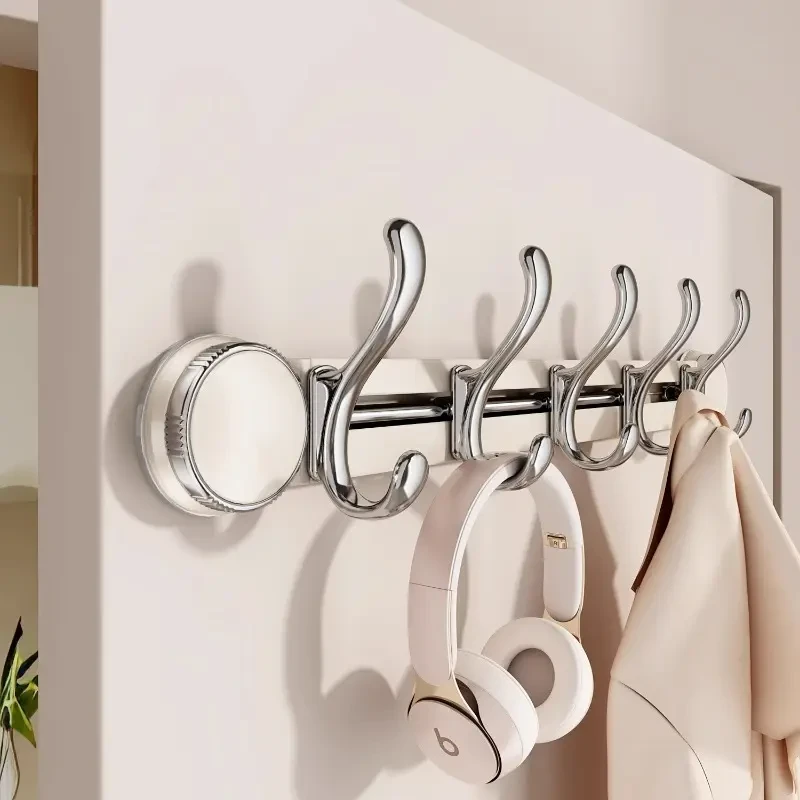 优勤吸盘挂钩门后挂衣架免打孔强力承重置物架入户门无痕壁挂玄关