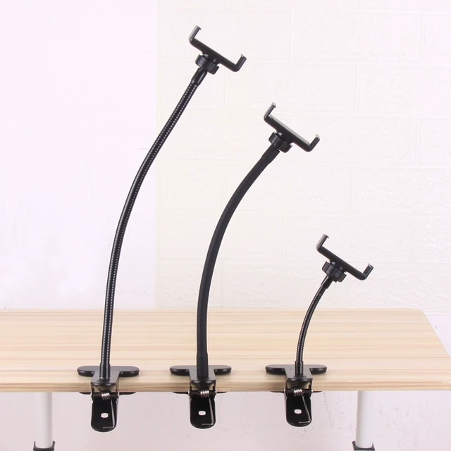 金属大力夹软管手机懒人支架便携夹宿舍床头桌面直播自拍支撑架新