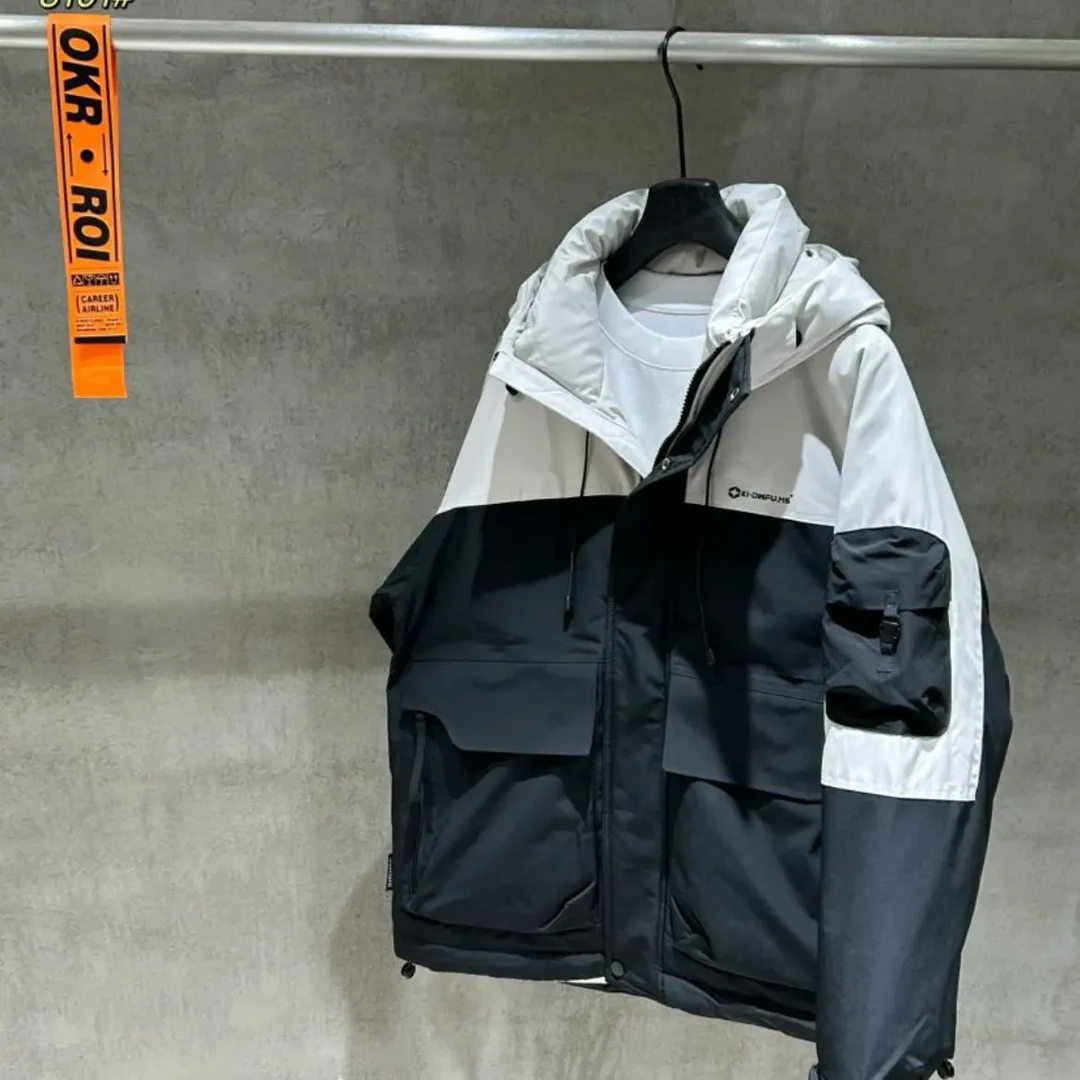 8101原创男装连帽轻便保暖羽绒服男冬季新款