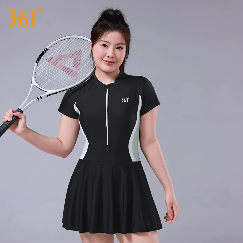 361°泳衣女装2025新款爆款加宽加大码泳装显瘦专业漂亮温泉游泳衣