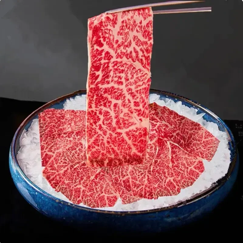 【澳洲和牛烤肉片】澳洲原切谷饲纯种和牛M7雪花烤肉/牛肉片