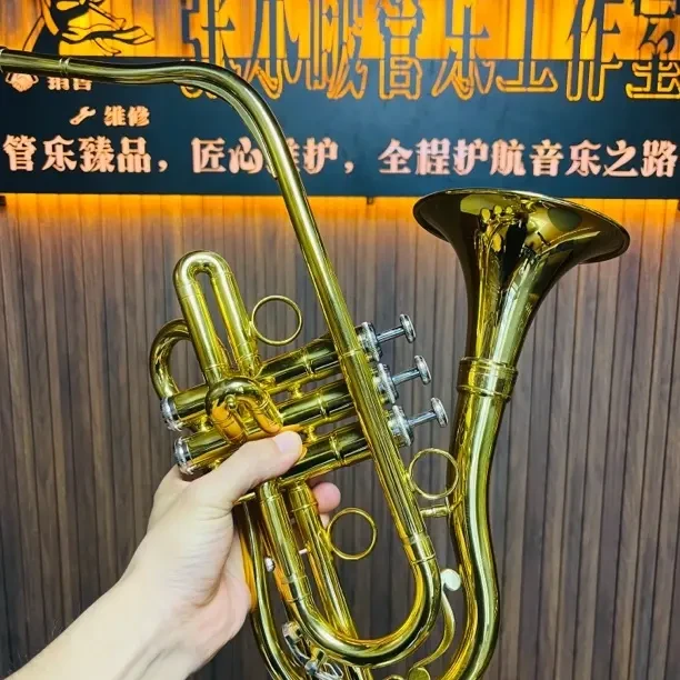 异形降B调小号乐器适合初学考级专业演奏使用