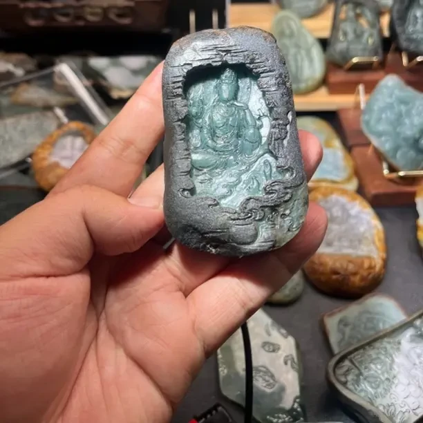 翡翠定制 观音菩萨