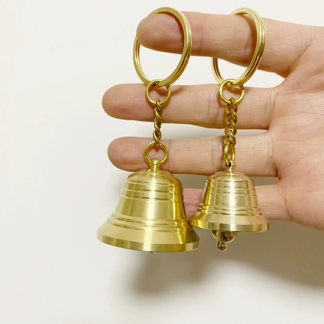 铜铃铛挂件风铃挂饰铜钟门铃铃铛响声大狗铃铛复古家用创意金色