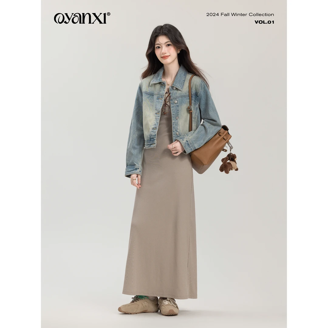 【OYANXI！清清！】《假日派对》牛仔短款外套YT-曾235402