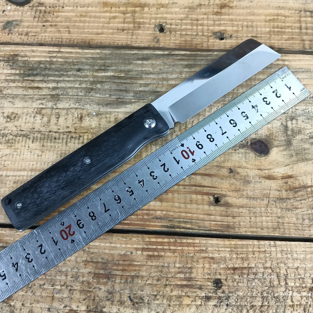 9厘米刃全镜面加大款高速钢折叠刀果树嫁接嫁接专用刀园艺芽接刀