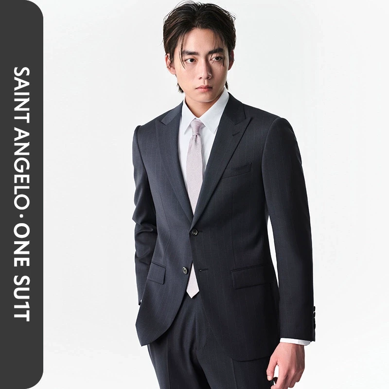 【ONE 系列】报喜鸟2025冬季新款男士时尚正装西服西裤套装男