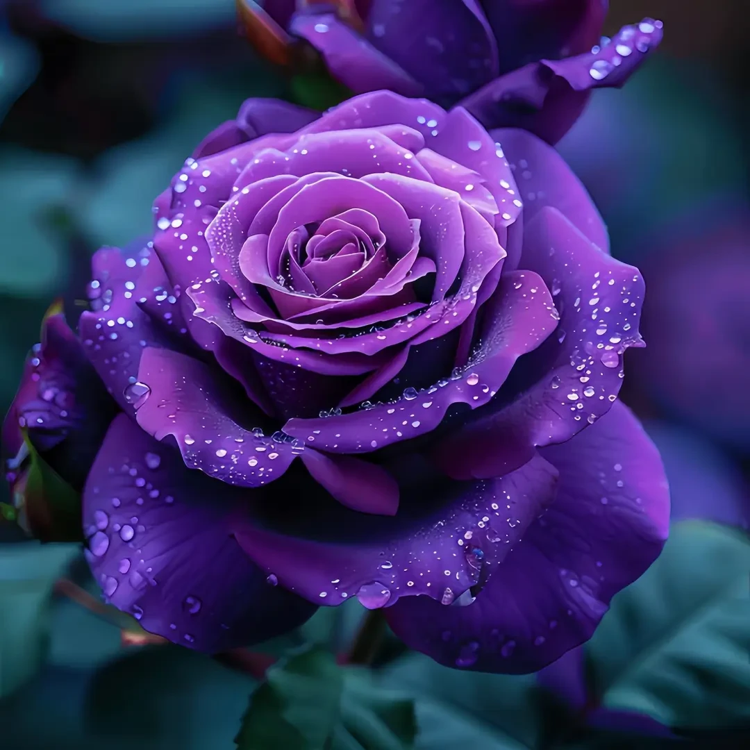 稀有玫瑰品种紫色幽梦特大花室内外阳台四季开花盆栽不断好养易活