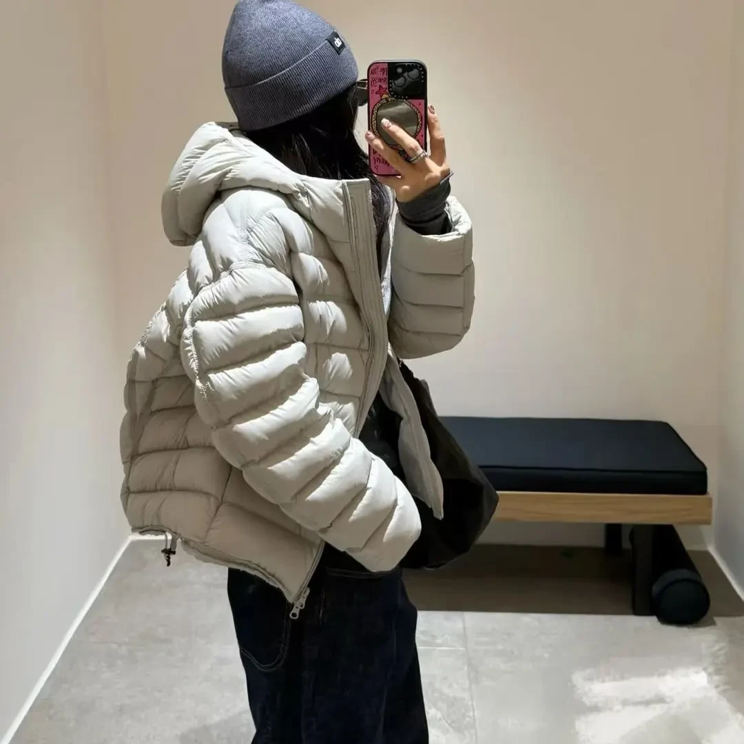 2025木木家新款一等品女连帽薄款长袖包袖加厚秋冬冬季时尚